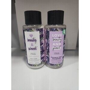 Love Beauty And Planet Argan Oil & Lavender Shampoo & Conditioner Set 13.5 oz Ea